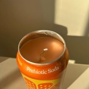 Orange Soda Can Candle